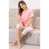 Pyžamo Laveza 1721 Oksana M-2XL korálově bílá M
