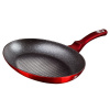 Berlingerhaus Pánev na ryby a steaky s mramorovým povrchem 35 cm Burgundy Metallic Line BH-7169