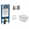 Geberit SET Duofix 111.300.00.5 +WCzávesné Id.Standard TESI +sedátko +Sigma30 ChrL/ChrM 111.300.00.5 NF6