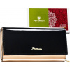 Rosegold-čierna dámska peňaženka so zapínaním na patentku Peterson Y741 PTN 1N-409 ONE SIZE