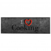 vidaXL Kuchynský koberec prateľný dizajn Cooking 60x300 cm - Viacfarebný - 15060-156697