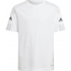 adidas teamwear Detský futbalový dres adidas Squadra 21 Jersey biely GN5740 Veľkosť: 152 cm