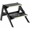 BRUNNER RUCKSTEP BLACK FLUO - hliníkový