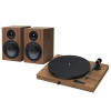 ProJect JukeBox E1 HiFi Set Wood (Komplexný audio systém s reproduktormi, gramofónom a technológiou Bluetooth)