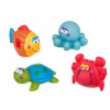 Hračka do koupele Akuku mořský svět – sada 4 ks