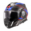 ls2 FF901 Advant X Carbon FUTURE II Gloss White Blue