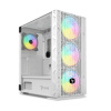 Počítačová skriňa Midi Tower ATX SAVIO Raptor White X1 ARGB Glass Mesh (RAPTOR WHITE X1)