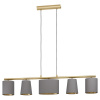 Závesné svietidlo EGLO ALMEIDA 2 cappucino/brass 99487