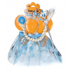 Súprava karneval princezná svetlomodrá 46x49cm 8590331955152 Wiky