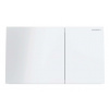 Geberit Sigma70 Ovládanie splachovania, sklo/biela 115.622.SI.1