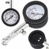 TLAKOMER NA PNEUMATIKY KOLIES MANOMETER 7 BAR / 100 PSI MERAČ TLAKU KOVOVÝ