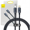 Baseus CAJY000201 Crystal Shine Series Dátový USB-C - Lightning 20W, 1,2m