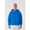 LY HOODY - BEAUTIFUL CHAOS BLACK/BEIGE - cobalt blue M