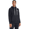 Mikina Under Armour W Rival Fleece Full-Zip Hoodie Black/ White XS XS