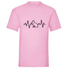 EKG mačka - Ružová , Pánske , XL