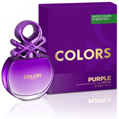 Benetton Colors de Benetton Purple Eau de Toilette 50 ml - Woman