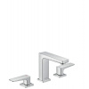 Hansgrohe Metropol - Páková trojotvorová batéria 110 s odtokovou súpravou Push-Open, chróm 32514000