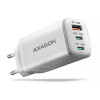 AXAGON ACU-DPQ65W, GaN nabíječka do sítě 65W, 3x port (USB-A + dual USB-C), PD3.0/QC4+/PPS/Apple Axagon