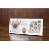 Ugears 3D drevené mechanické puzzle Kvetina