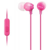 Slúchadlá SONY MDR-EX15AP handsfree ružové