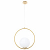 Stropná lampa visiaca sklenená guľa z bieleho zlata G109-1W Gold