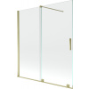 Mexen Velar 2-krídla vaňová zástena posuvná 150 x 150 cm, transparentná, zlatá - 896-150-000-01-50