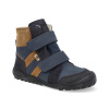 Barefoot zimní boty Koel - Milo 2.0 Hydro WP Navy/cognac modré