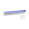 Uniprodo Sprcha - 60 cm - LED osvetlenie - modrá / biela - otvorený odtok vody UNI WATER 31