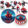 DIGITÁLNA TLAČ Opłatek na tort SPIDERMAN AVENGERS POSTAVY + TEXT ZADARMO 6