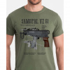 Tričko Striker Samopal vz. 61 Škorpión - olivové, XXL