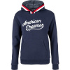 Tommy Hilfiger HOODIE tmavo modrá,biela Dámska mikina L