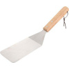 Obracač Strend Pro Grill, na grilovanie a opekanie, s drevenou rúčkou, nerez, 34cm