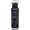 Klean Kanteen Insulated Classic w/Loop Cap - black camo 592 ml uni