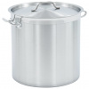 vidaXL Veľkoobjemný hrniec 50 l 40x40 cm nehrdzavejúca oceľ 51135