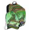 Školský batoh pre prvákov BAGMASTER ALFA 21 C GREEN/BLACK