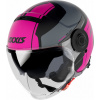AXXIS Otvorená helma JET AXXIS RAVEN SV ABS milano matt pink L