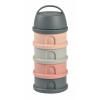 Beaba Sada kelímků na sušené mléko / svačinu Mineral Grey /Pink