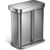 Odpadkový kôš Liner Pocket Recycler FPP oceľ pedál 58 l