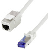 LogiLink CC5112S RJ45 sieťové káble, prepojovacie káble CAT 6A S/FTP 20 m sivá s ochranou 1 ks; CC5112S