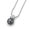 Prívesok s krištáľmi Swarovski Oliver Weber Lucent Dunkelgrau 11618-DAR