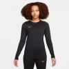Nike Strike Dri-FIT Football Top Womens Black/Gold 12 (M)