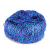 BeanBag Sedací vak Shaggy Multicolor blue-black-purple