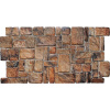 PVC panel Stone brown cubes červenohnedý 50 x 98 cm