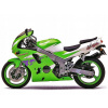 NÁLEPKY JUULA NA KAWASAKI ZX 6R ZX6R 1996 ZELENÁ