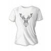 Dámske poľovnícke tričko TETRAO polovnicisrdcom - biele XS Veľkosť: XS, Hide weapon: Nie, For professionals: Nie