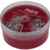 NWS 144-BS-1400 sada dutinek 0.5 mm², 0.75 mm², 1 mm², 1.5 mm², 2.5 mm² bez izolace stříbrná 1400 ks