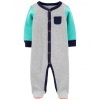 CARTERS CARTER'S Overal na cvoky Grey chlapec PRE