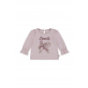 Detské bavlnené tričko s dlhým rukávom Levi's LS KNOT FRONT KNIT TOP ružová farba, 1EN568 98