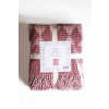 Prikrývka na posteľ - Koc Hamur Home Cotton 220 x 200 cm odtiene fialových, ružových odtieňov (Bavlnko-akrylová posteľná posteľná bielizeň 200x220 cm prášok)