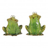Autronic Žába - keramická figurka, zelená, vel. L, mix 2, cena za 1 ks, sada 4 ks